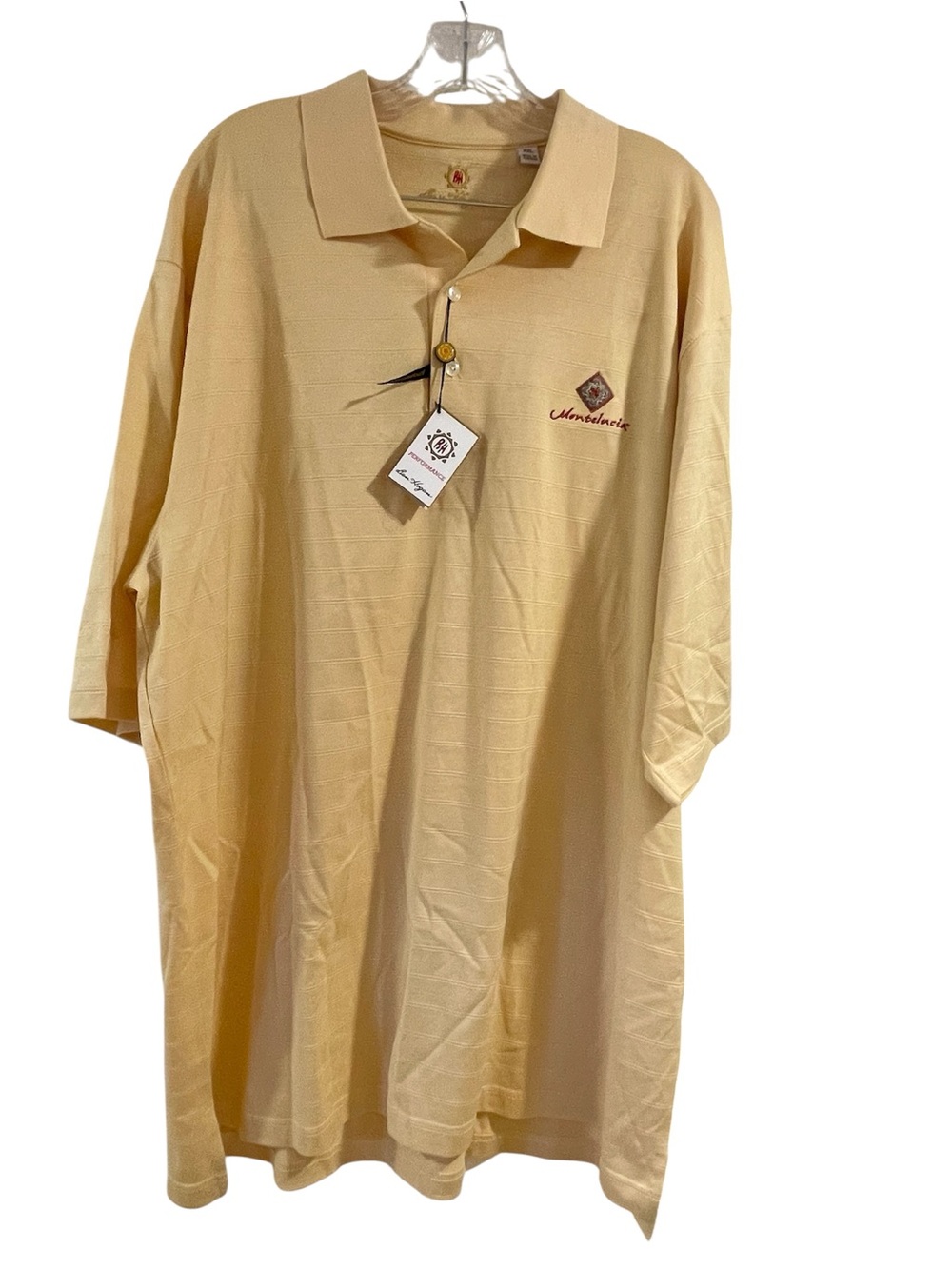 NWT Ben Hogan Golfing Performance Polo Shirt Men's XXL 2X Montelucia Athletic